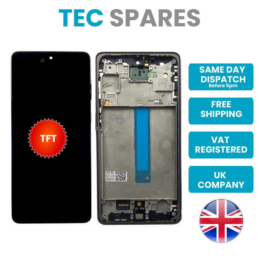 Samsung Galaxy A73 5G SM-A736B SM-A736B/DS TFT INCELL LCD Display Touch Screen FRAME