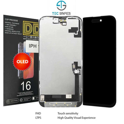 iPhone 16 A3287, A3081, A3286 LCD Display Touch Screen Digitizer Replacement