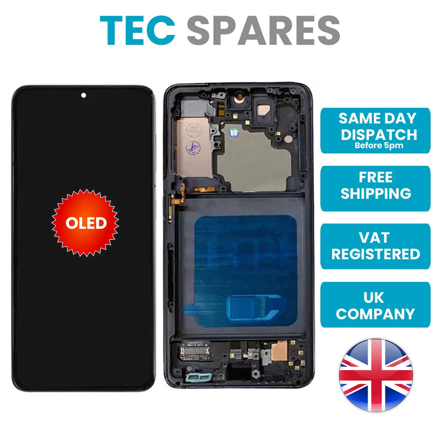 Samsung Galaxy S21 5G SM-G991 LCD Screen Display Digitizer Glass +Frame OLED