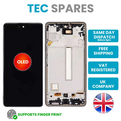 Samsung Galaxy A53 5G LCD Screen Display Glass A536B OLED Digitizer FRAME