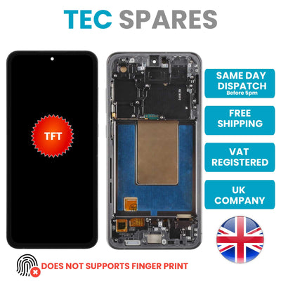 Samsung Galaxy S24 FE 6.67' SM-S721B, S721B TFT LCD Display Touch Screen + Frame