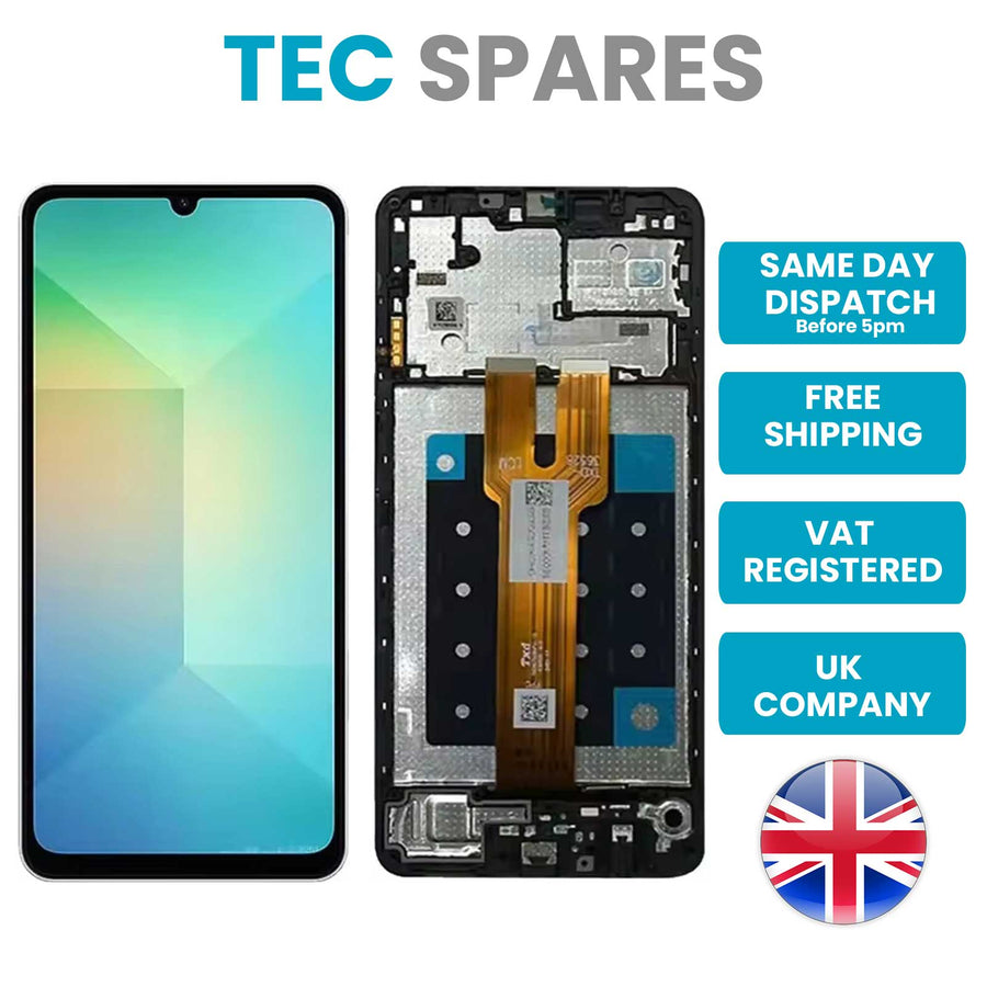 Samsung Galaxy A06 5G SM-A066B, SM-A067B/DS LCD Display Touch Screen Frame
