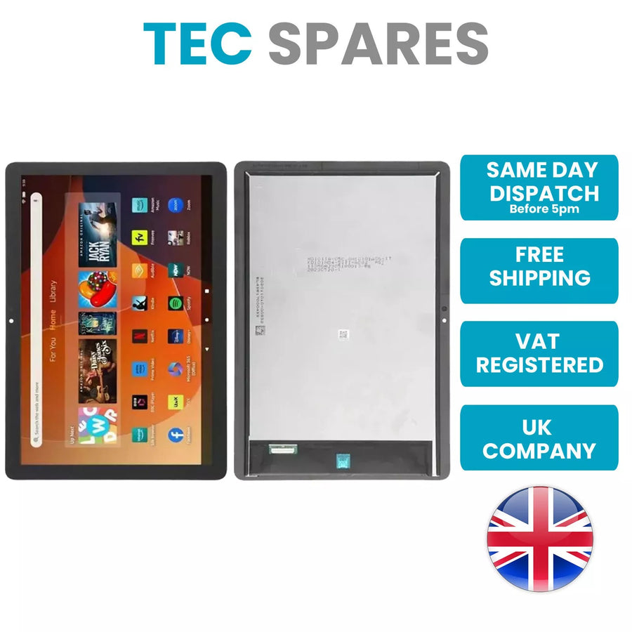 Amazon Fire HD 10 13th Gen 2023 TG425K Replacement LCD Display Touch Screen