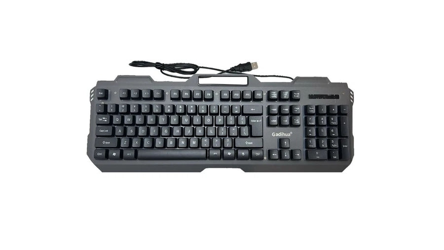 GADIHUA Backlit Mechanical Gaming Keyboard & Mouse Set Wired RGB LED Universal