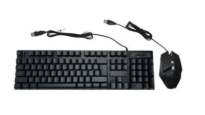 GADIHUA Backlit Mechanical Gaming Keyboard & Mouse Set Wired RGB LED Universal