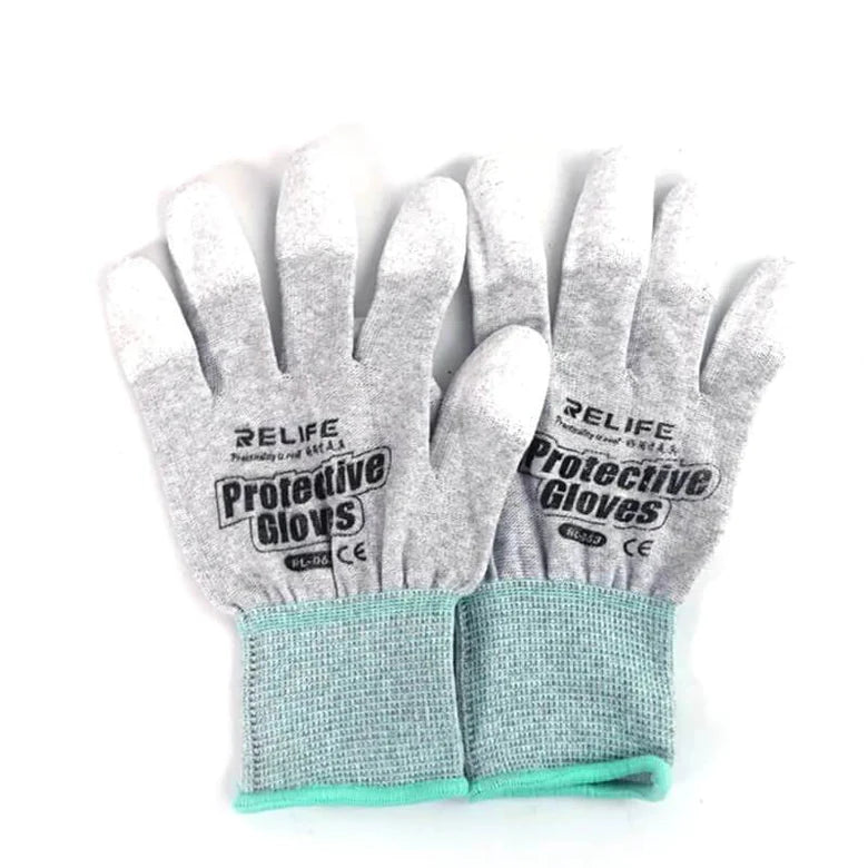 RELIFE RL-063 Anti Static Antiskid Glove PU Coated Finger Tips Clean Gloves