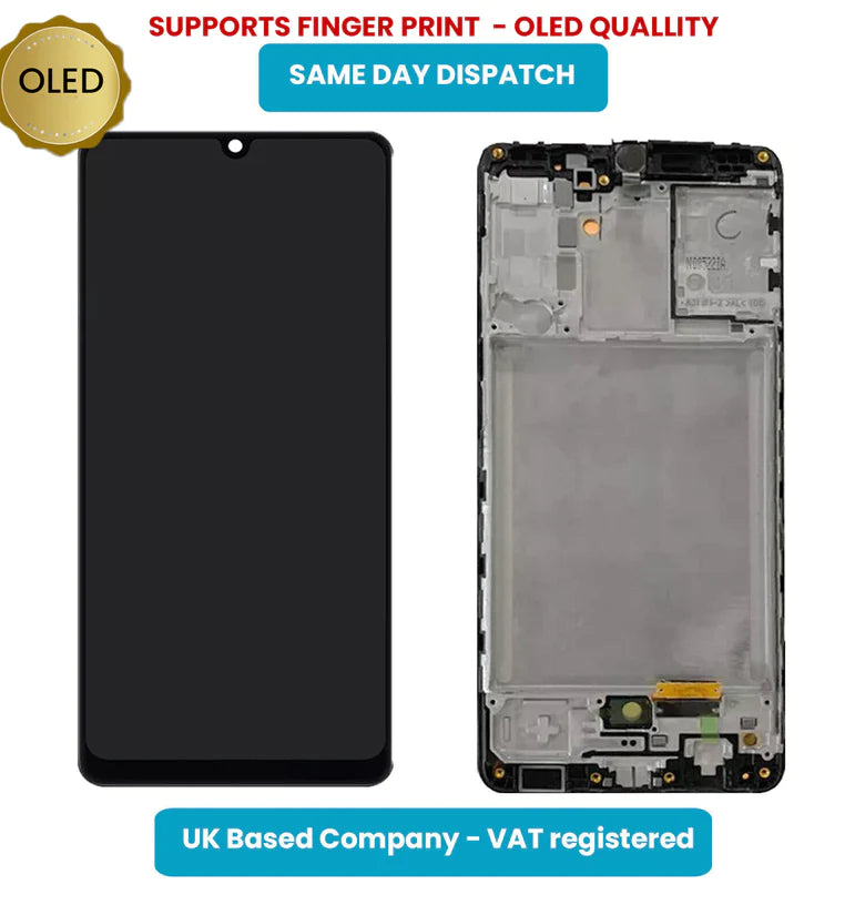 Lcd Display For Samsung Galaxy A31 / A315F Touch Screen Digitizer With Frame -UK
