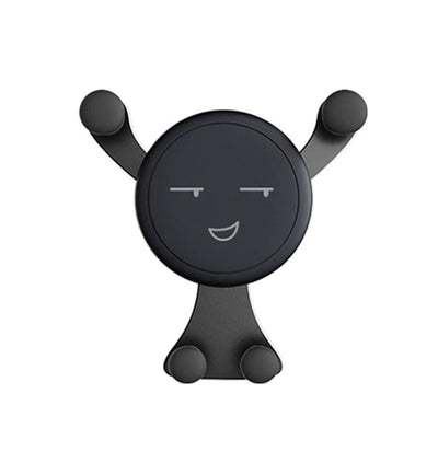 Universal Mobile Phone Holder AirVent Car Holder Smiley Face Mobile Strong Grip