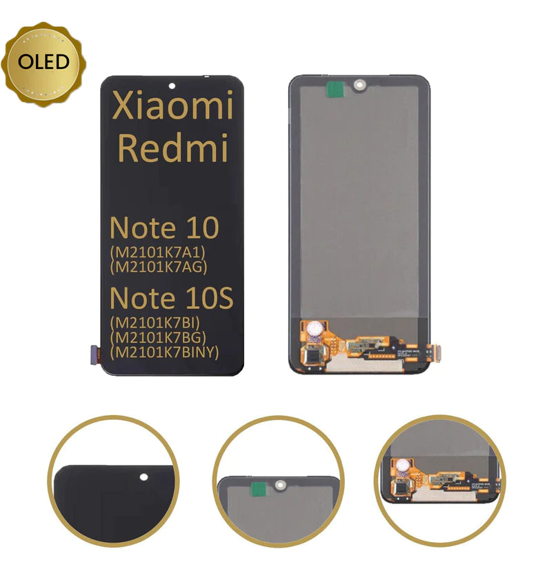 Oled Screen Original Size For Xiaomi Redmi Note 10 Note 10S 4G Premium Quality